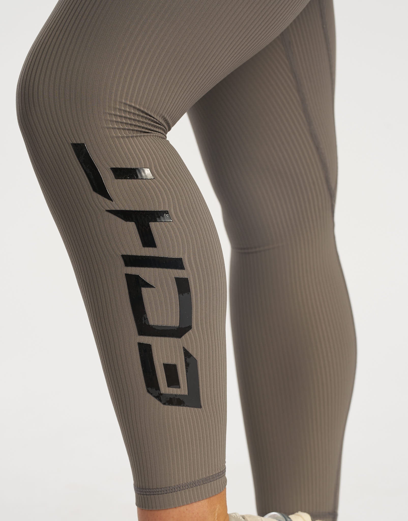 Rise Leggings - Brown Grey