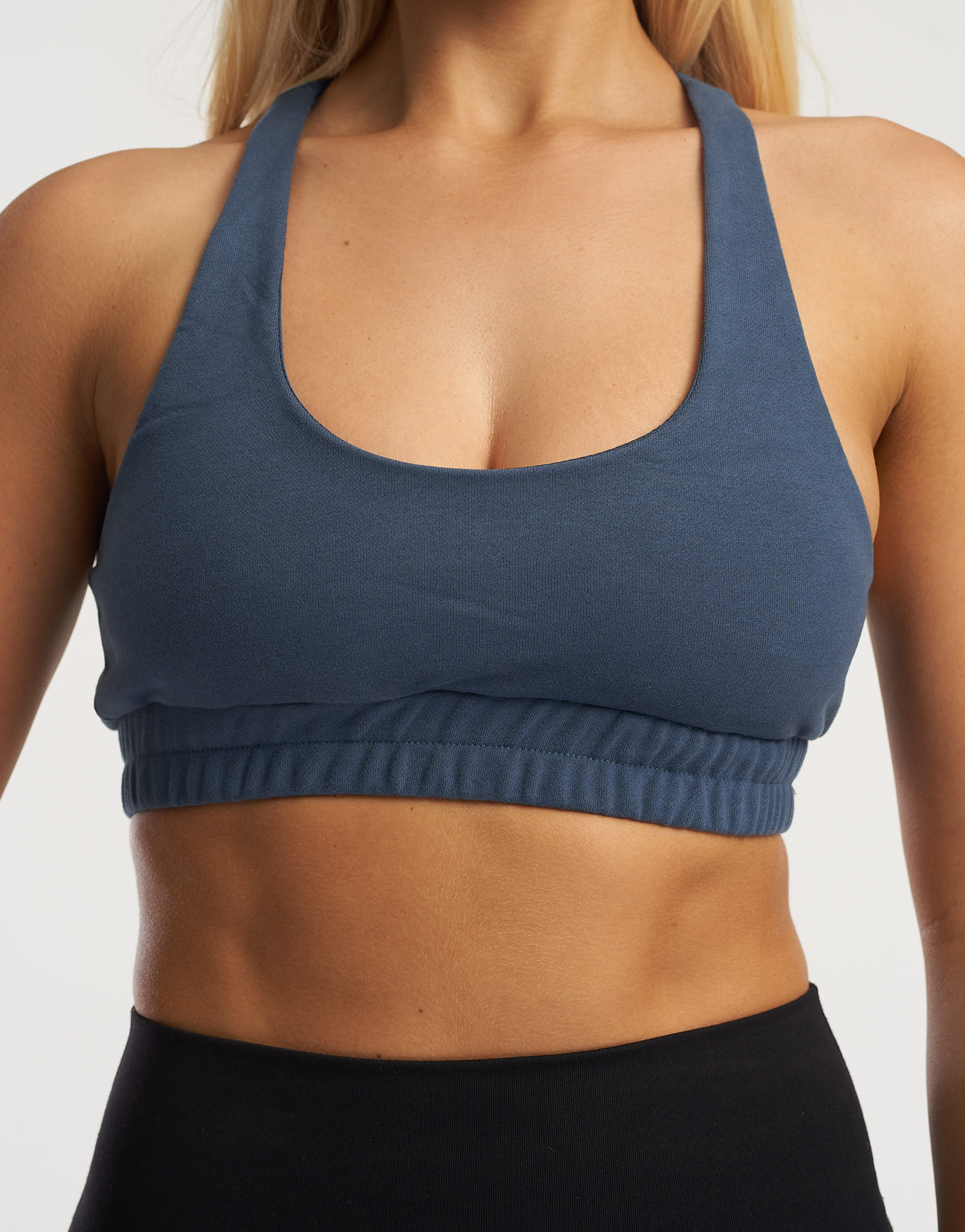 Tennis Sweat Sports Bra - Blue