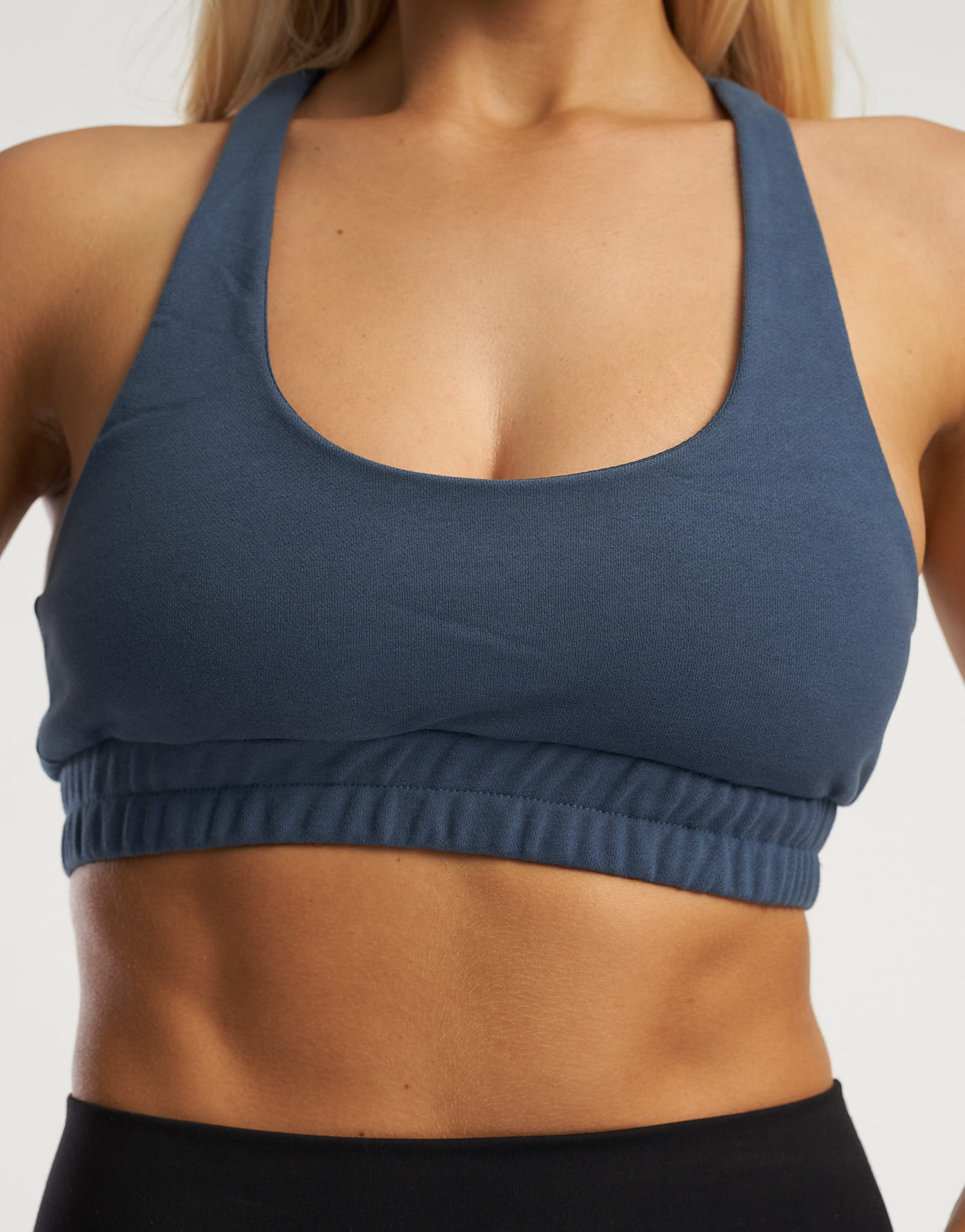 Tennis Sweat Sports Bra - Blue