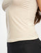 Shape Smoothing Tee - Oatmeal