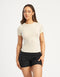 Shape Smoothing Tee - Cream