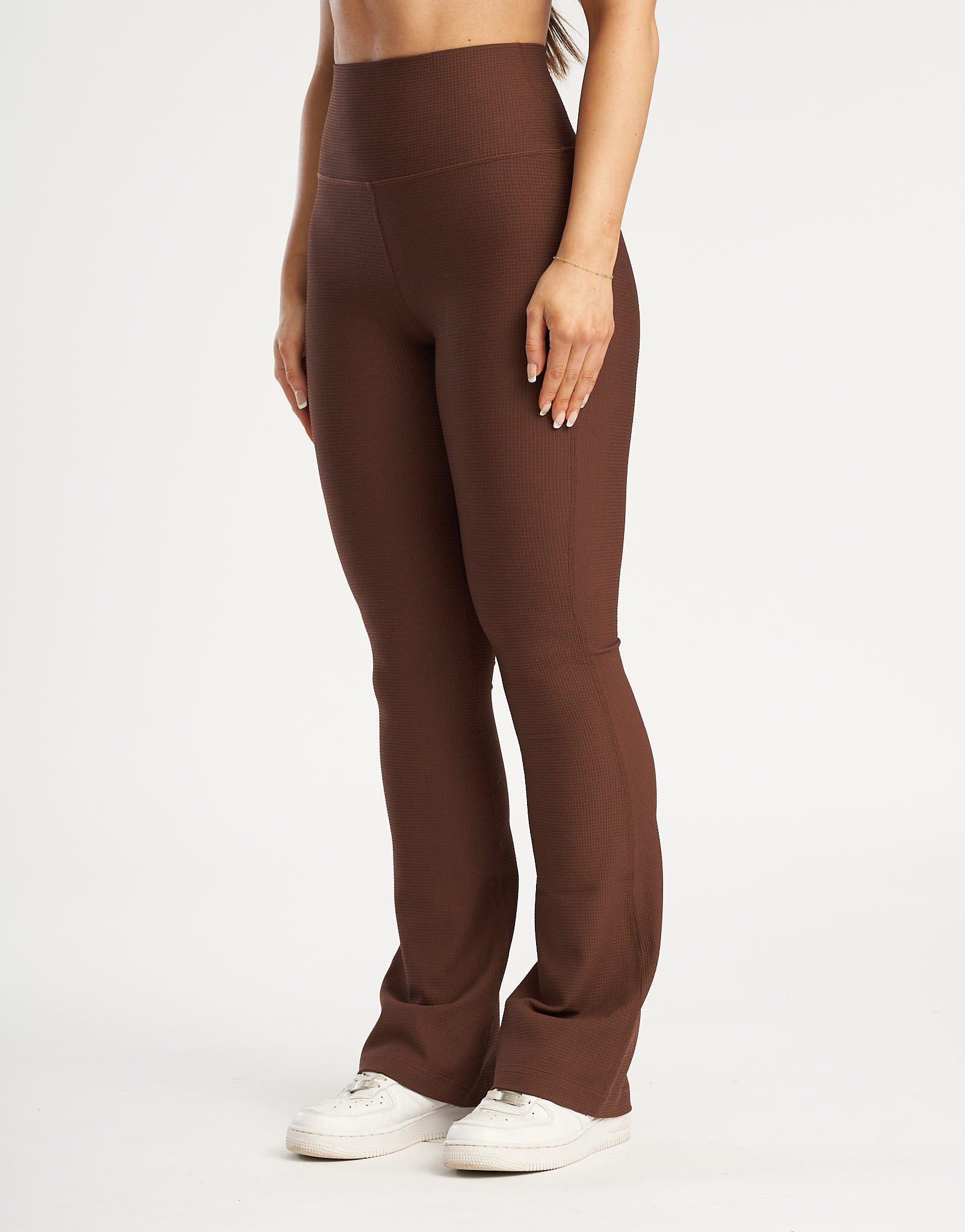 Flare Lounge Leggings - Chestnut Brown