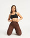 Flare Lounge Leggings - Chestnut Brown