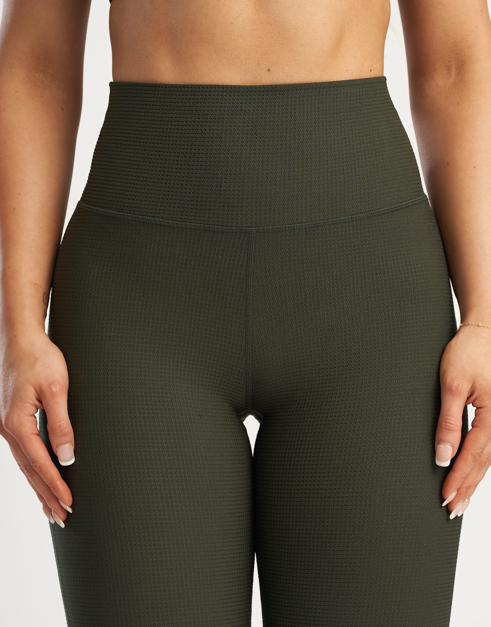 Flare Lounge Leggings - Forest Green