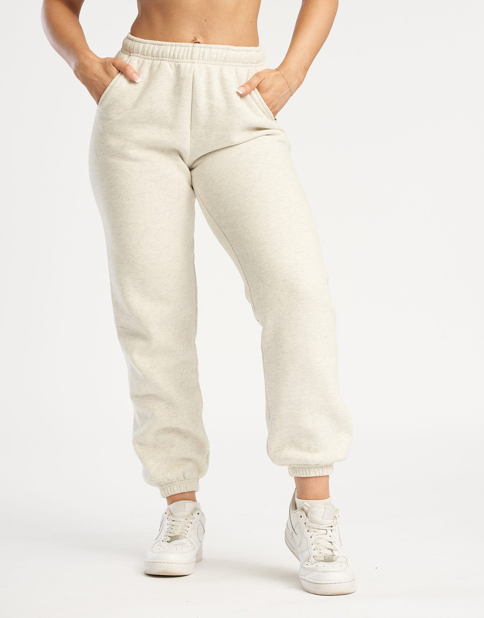 Essential Jogger Sweatpants - Heather Grey