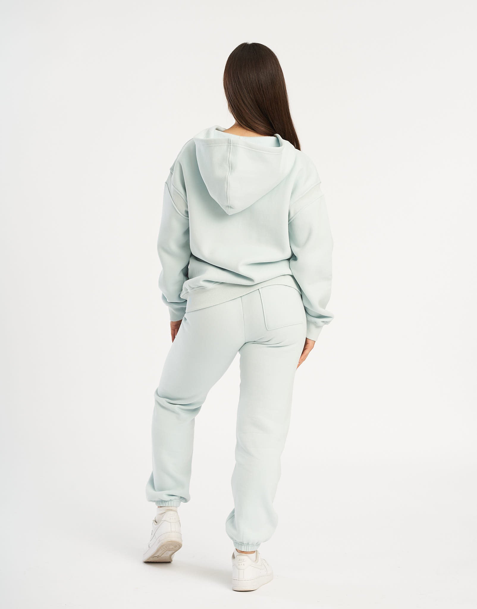 Essential Zip-Up Hoodie - Light Blue