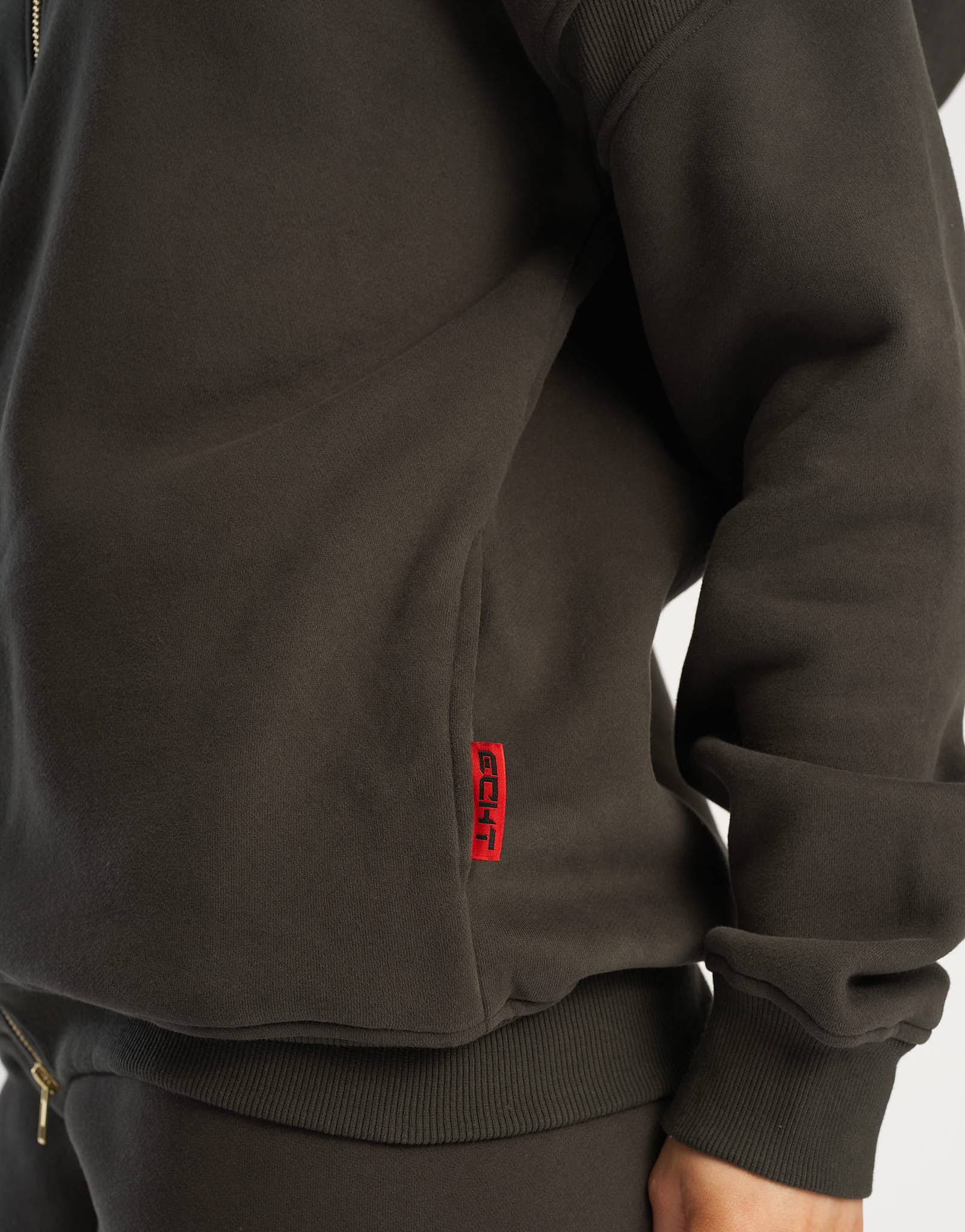 Essential Zip-Up Hoodie - Pirate Black