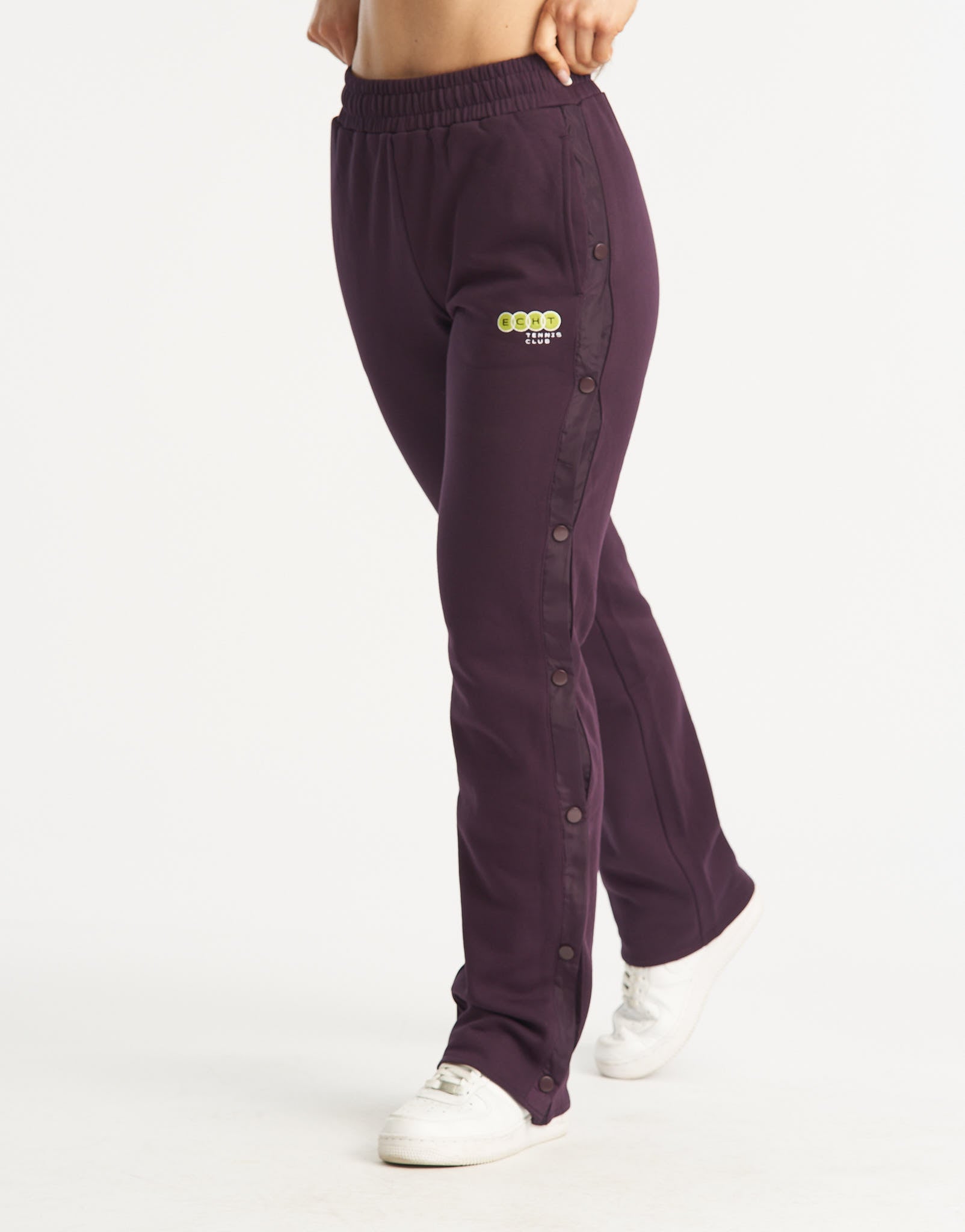 Tennis Button Pants - Purple