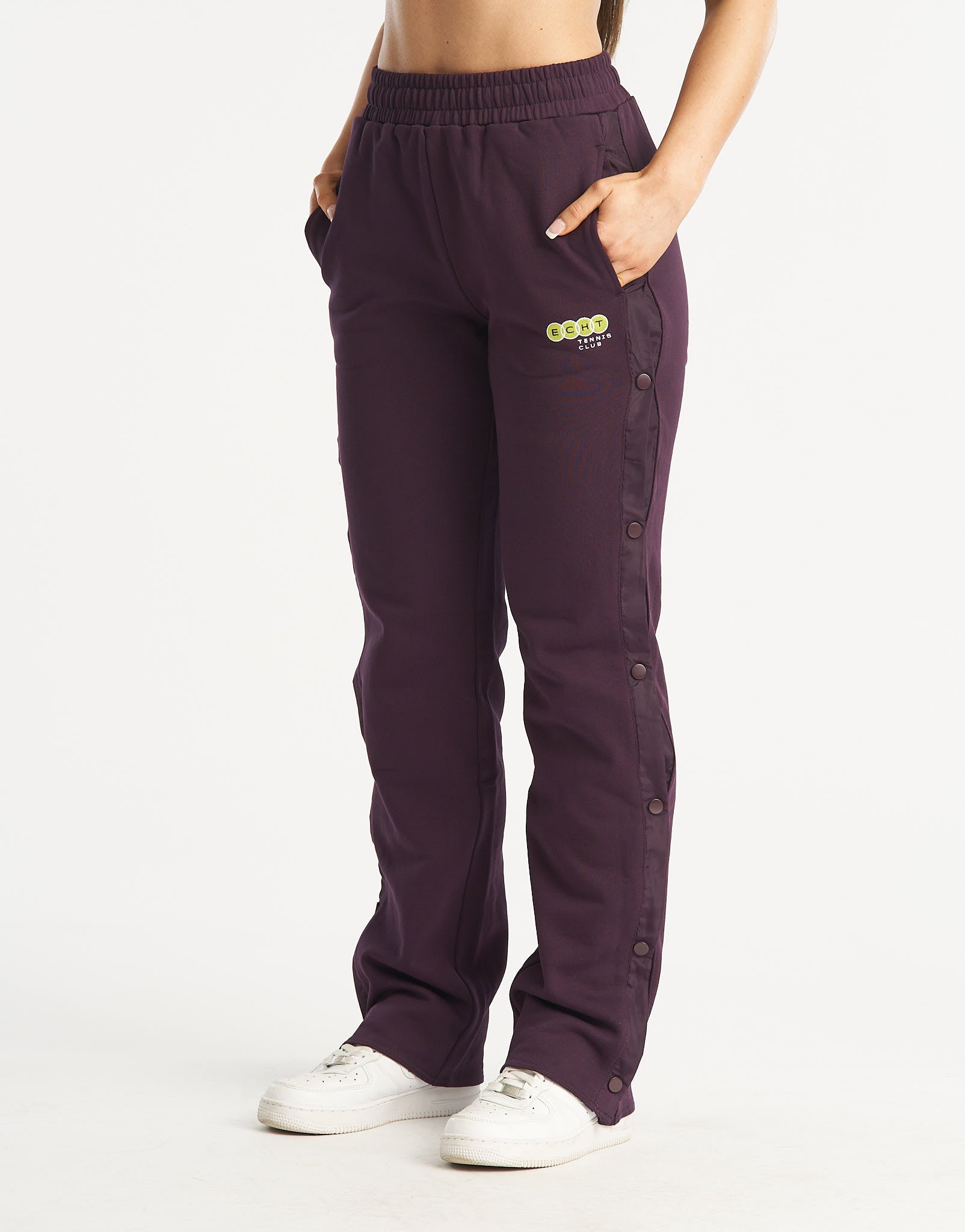 Tennis Button Pants - Purple