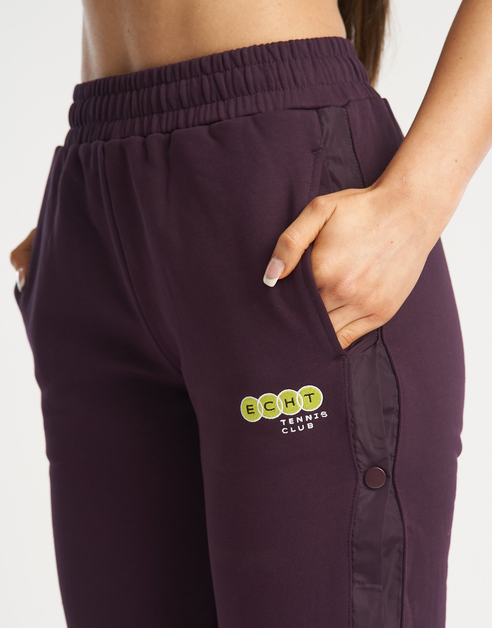 Tennis Button Pants - Purple