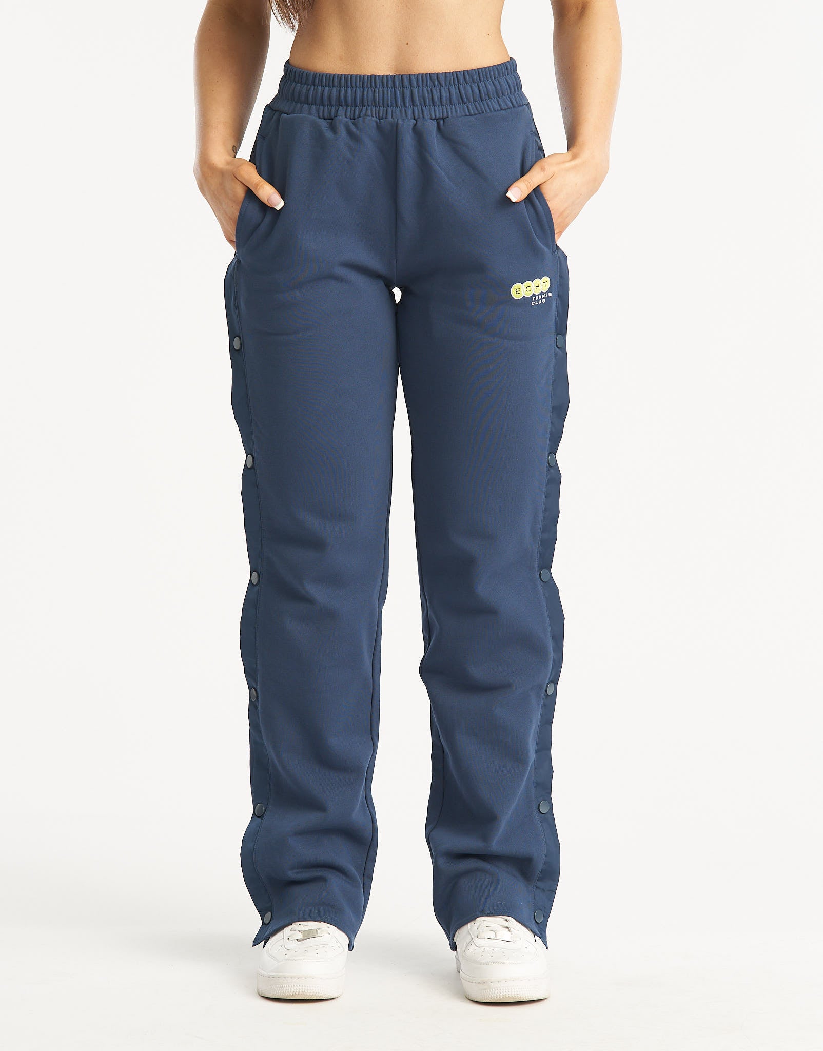 Tennis Button Pants - Blue