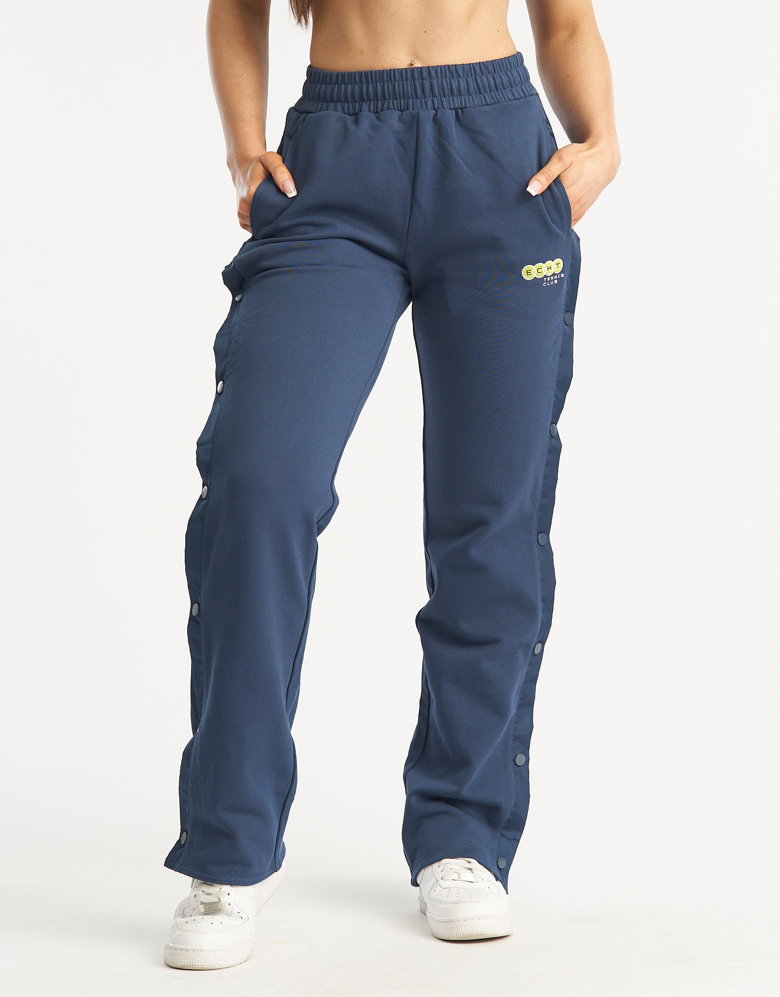 Tennis Button Pants - Blue