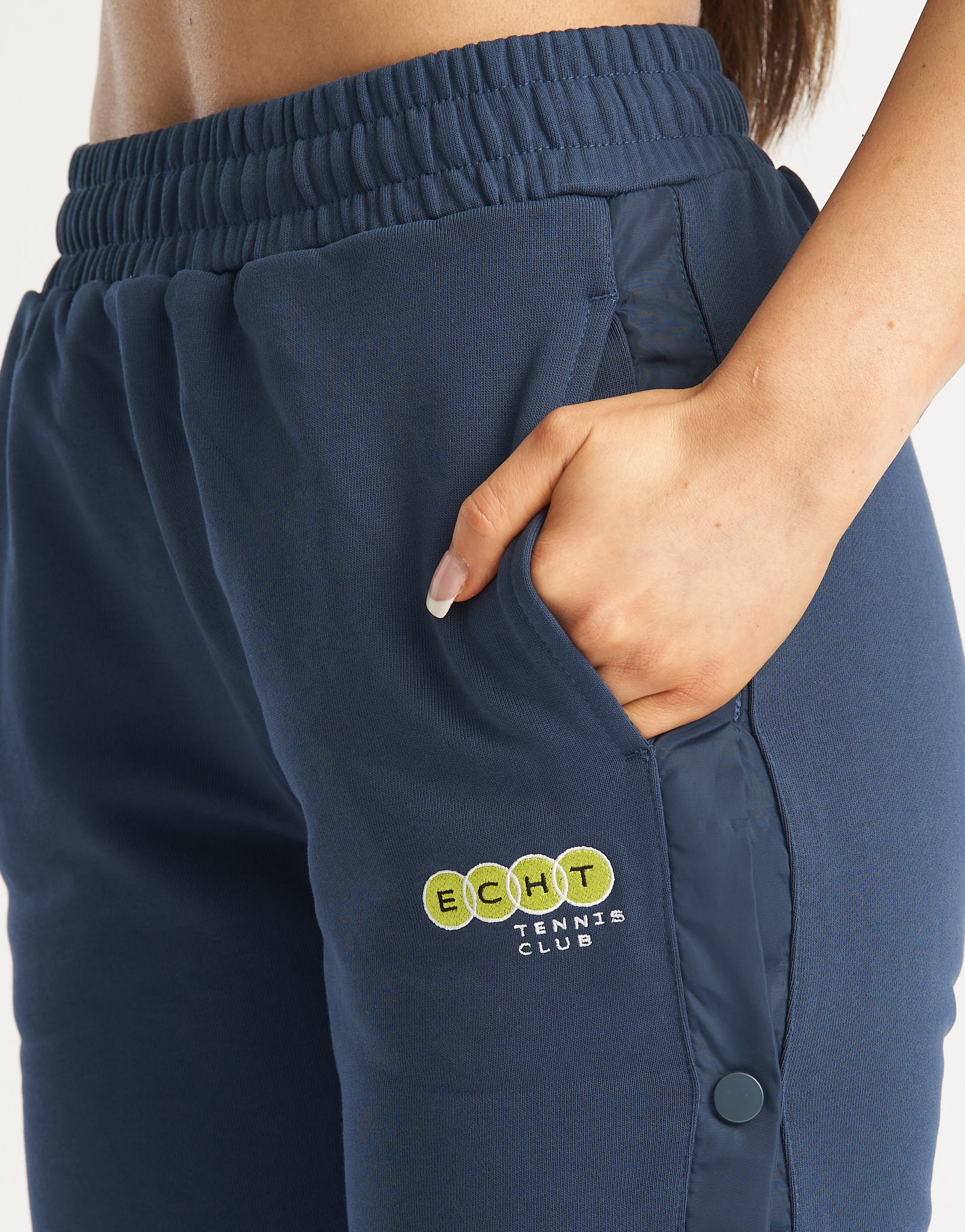 Tennis Button Pants - Blue