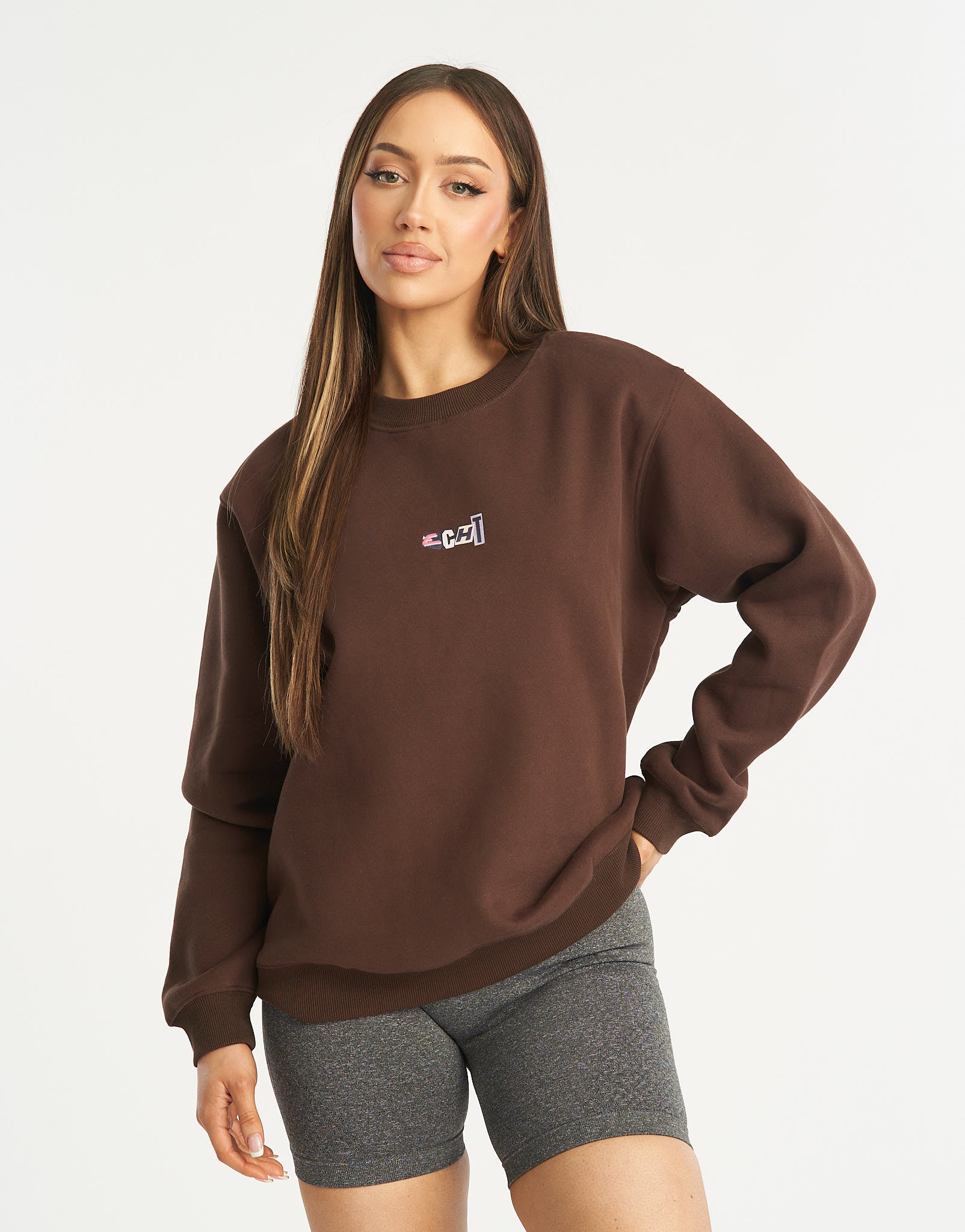 Review Sweatshirt - Fudge Brown