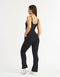 Core Pocket Unitard Flare - Black