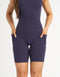 Core Pocket Unitard - Eclipse Blue