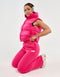 Blur Flare Sweatpants - Bright Pink