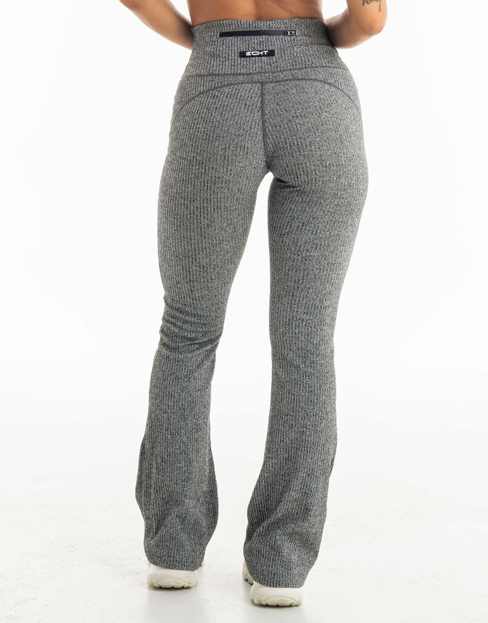 Comfort Flare Pants - Grey Marl