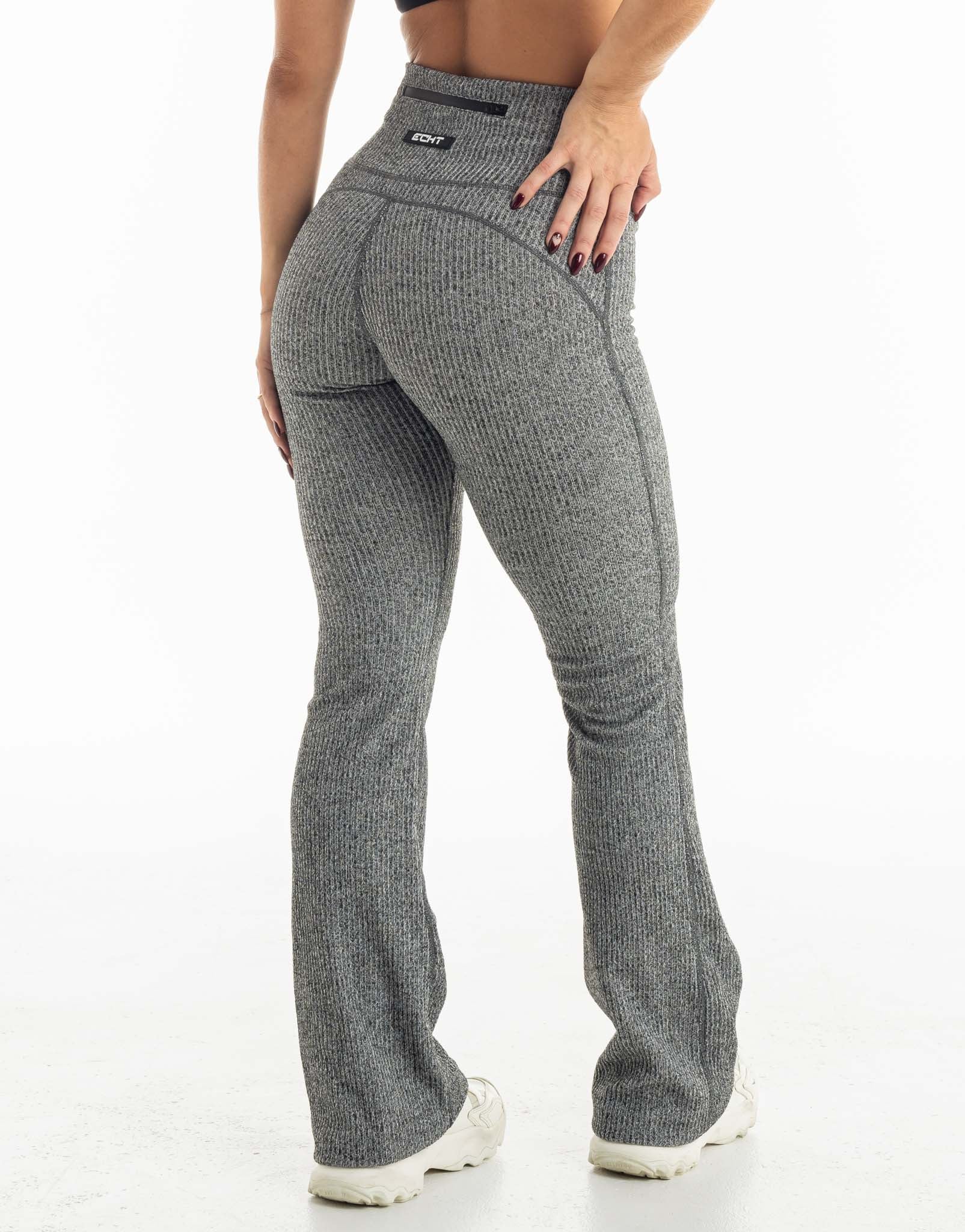 Comfort Flare Pants - Grey Marl