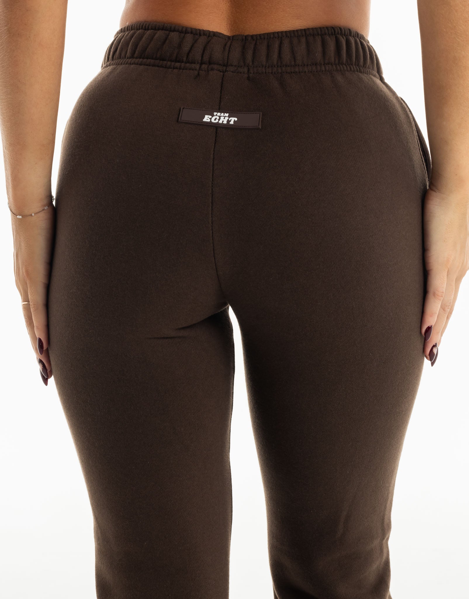 Team Echt Flare Sweatpants - Fudge Brown