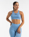 Tempo Sports Bra - Process Blue