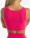 Cropped Ribbed Tank - Bright Pink