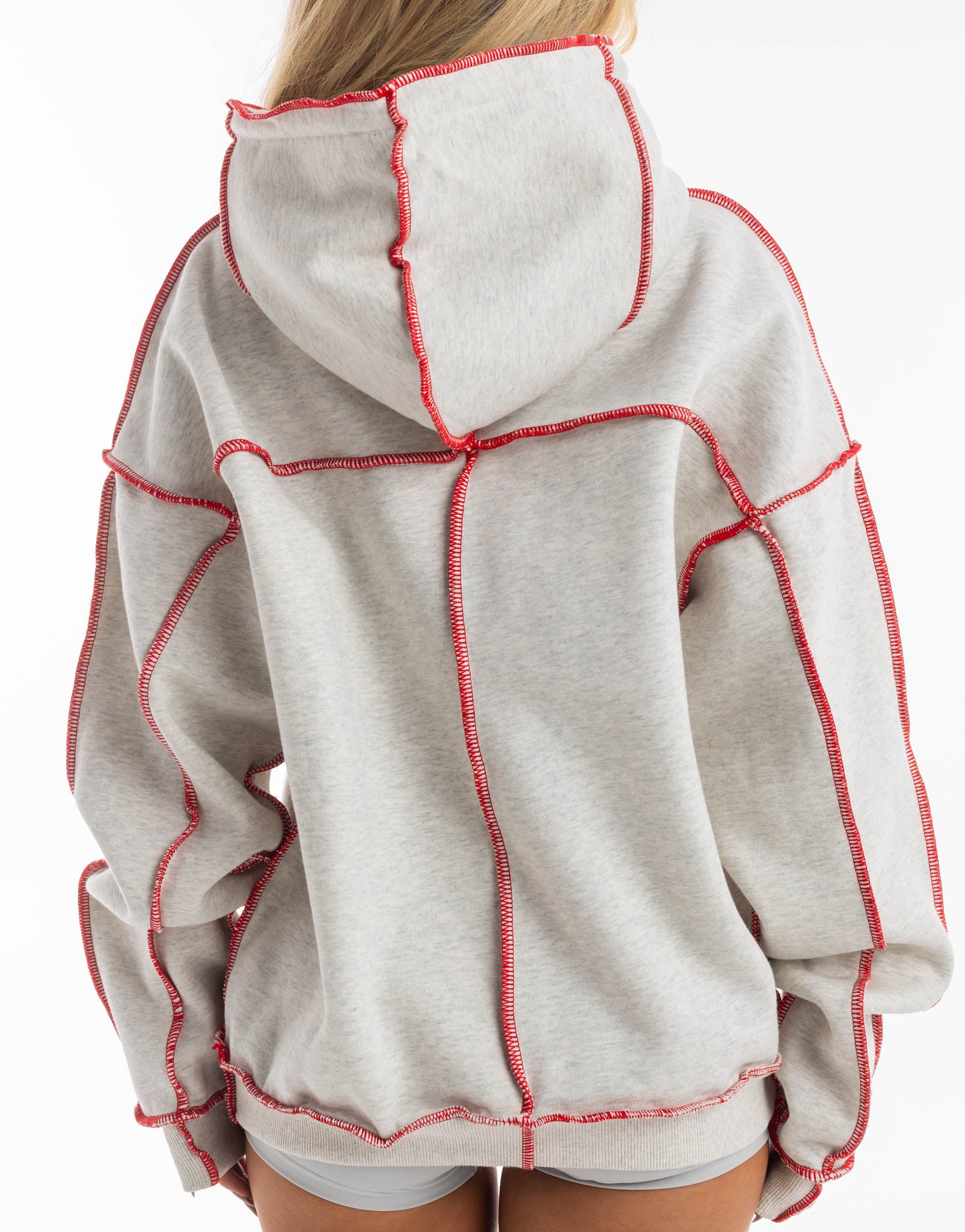 Track Hoodie - Heather Grey