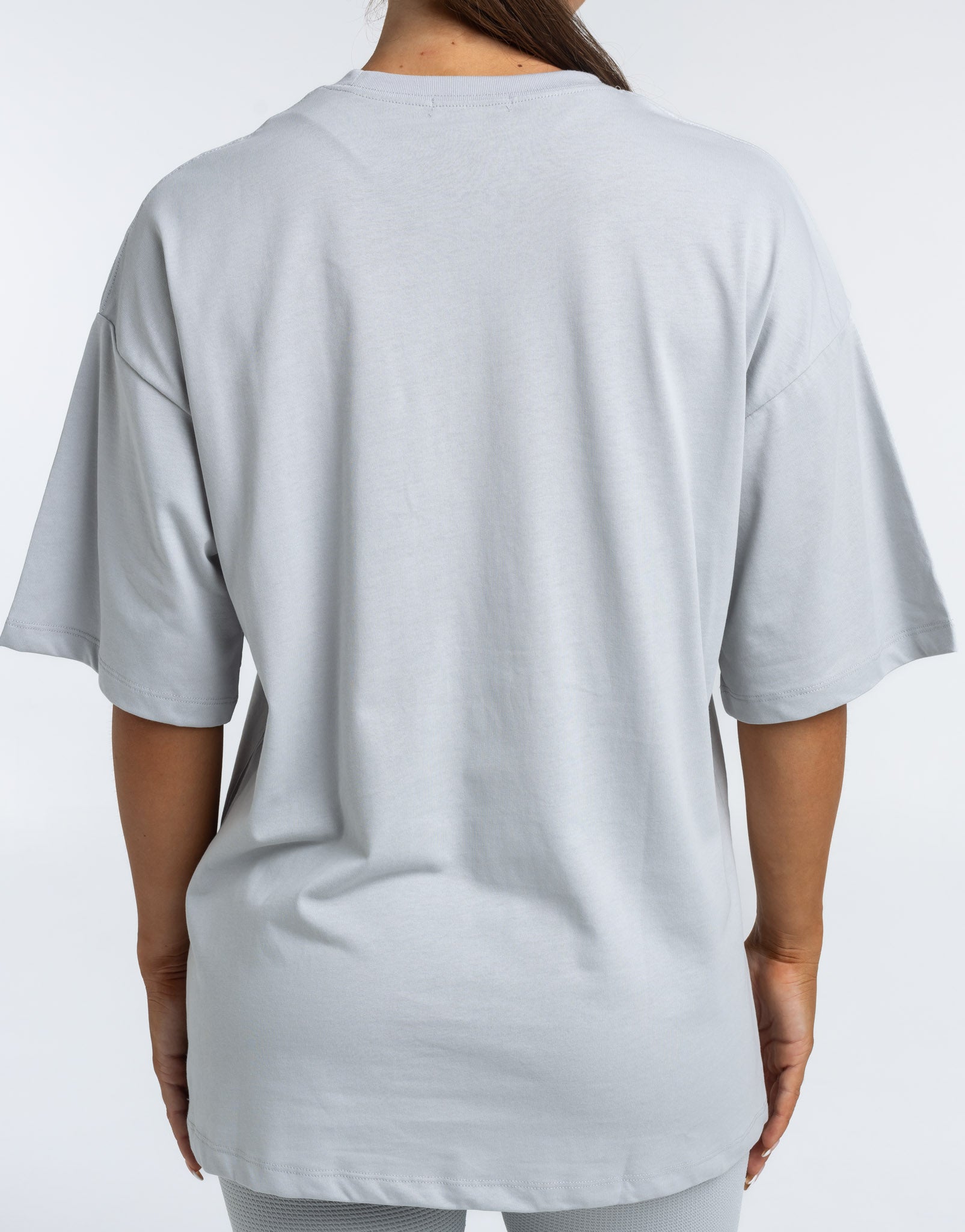 Colour Wave Oversize Tee - Micro Grey