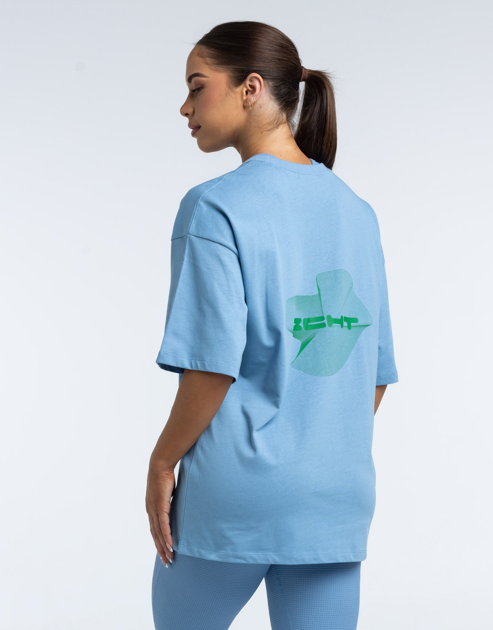 Futura Oversize Tee - Process Blue