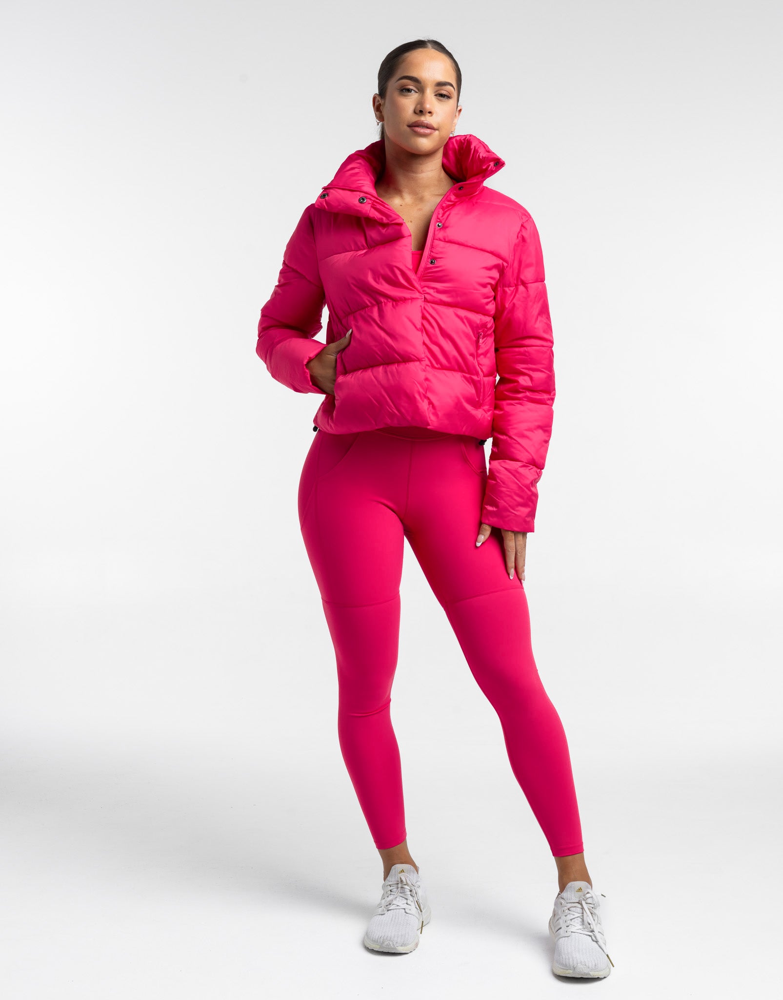 Elevate Puffer Jacket - Bright Pink