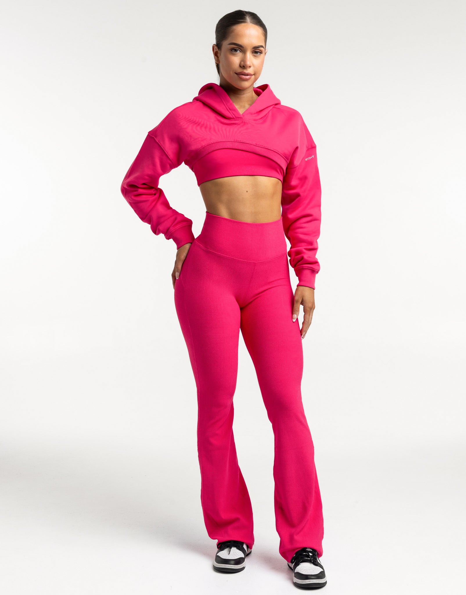 Flare Lounge Leggings - Bright Pink