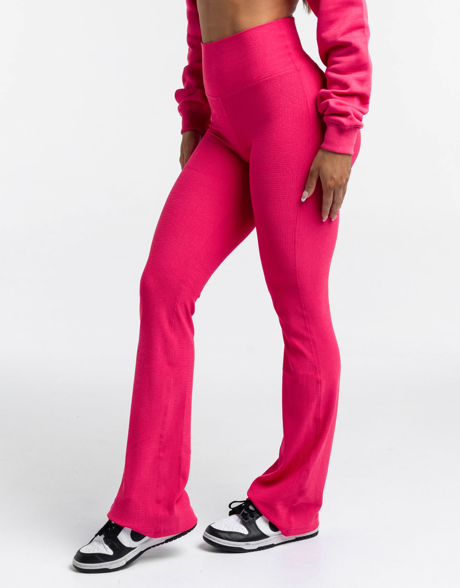 Flare Lounge Leggings - Bright Pink