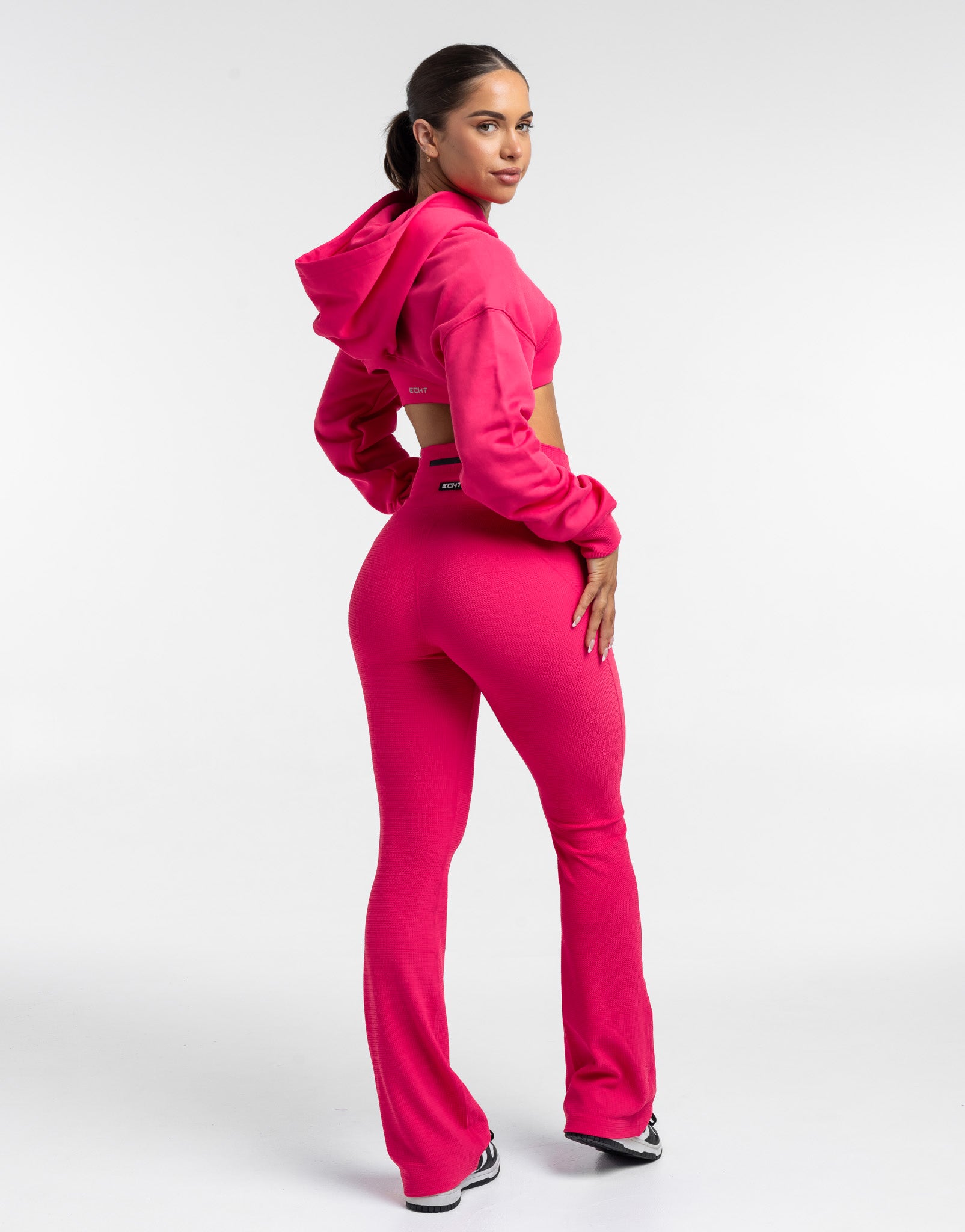 Flare Lounge Leggings - Bright Pink