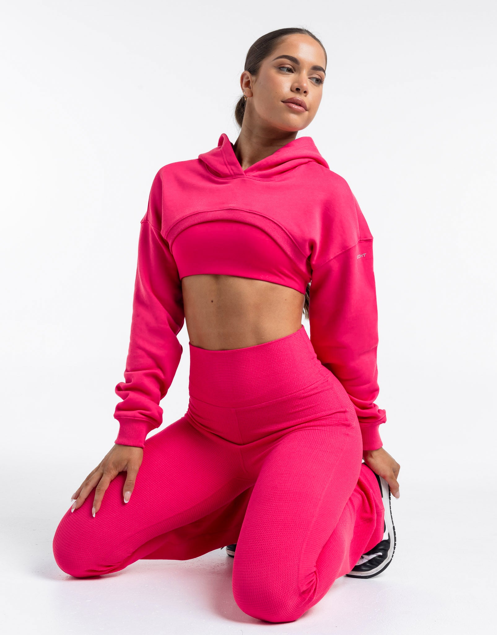 Flare Lounge Leggings - Bright Pink