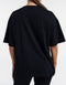 Colour Wave Oversize Tee - Black