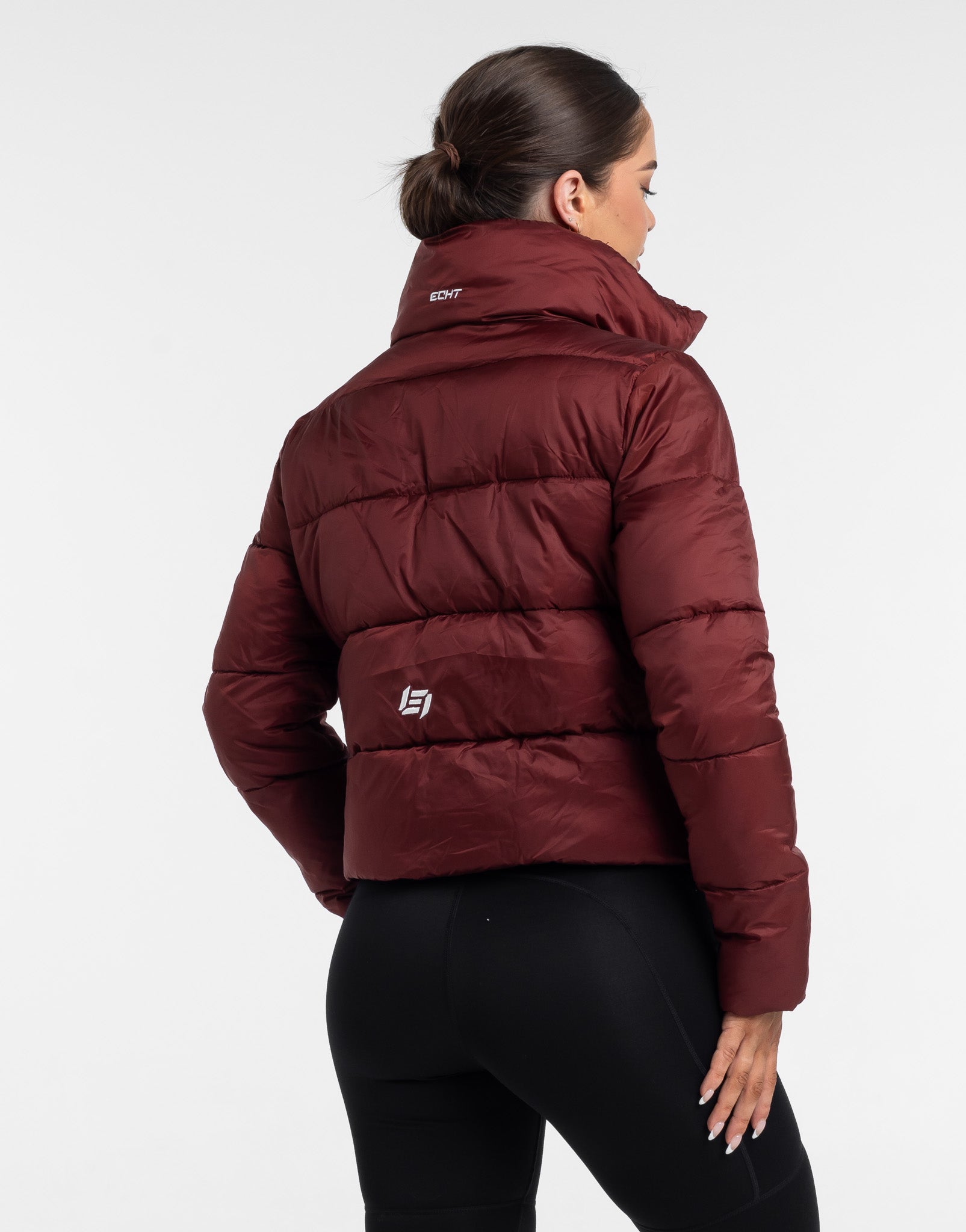 Elevate Puffer Jacket - Burgundy