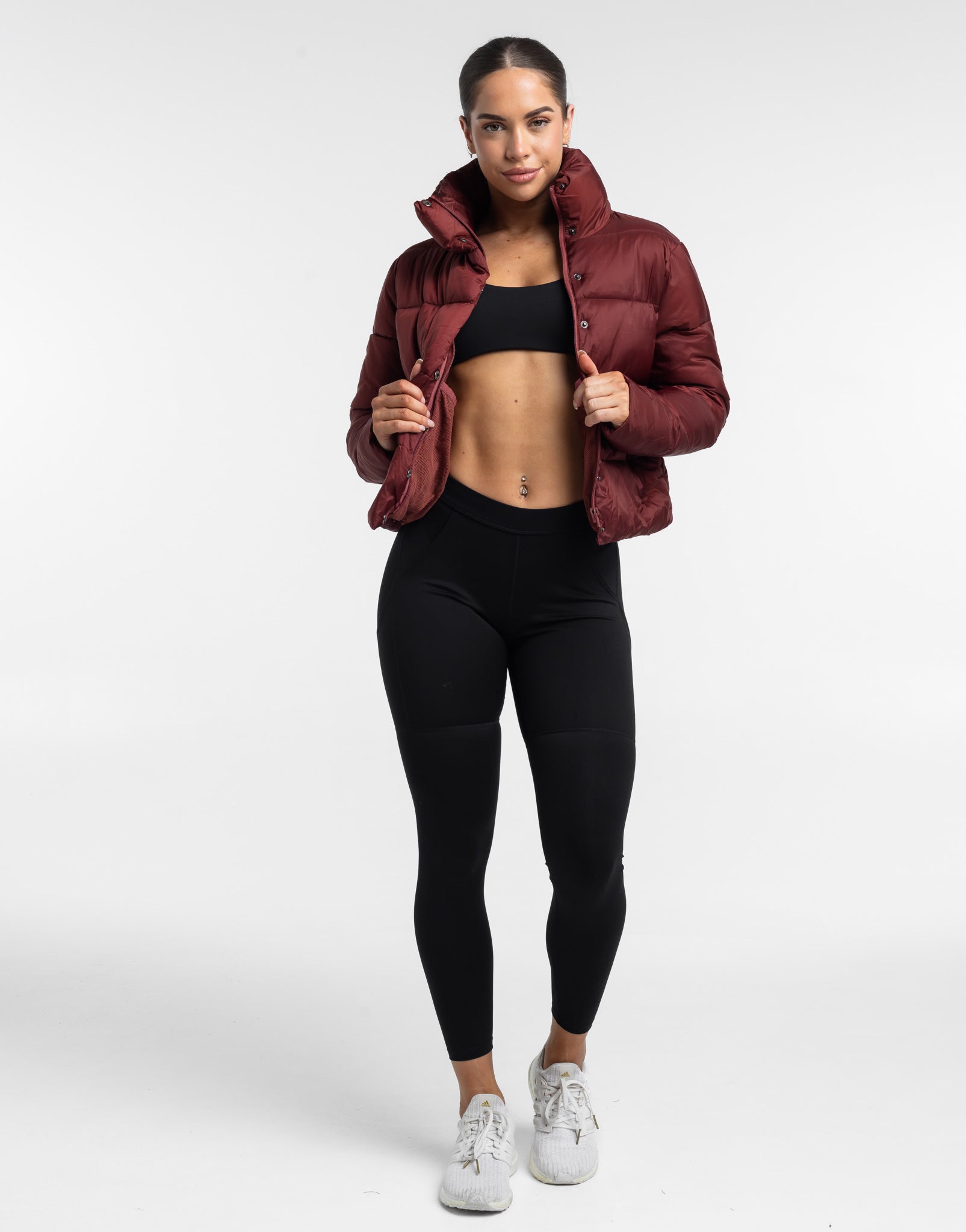 Elevate Puffer Jacket - Burgundy