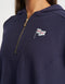 Flag 1/4 Zip Pullover - Eclipse Blue