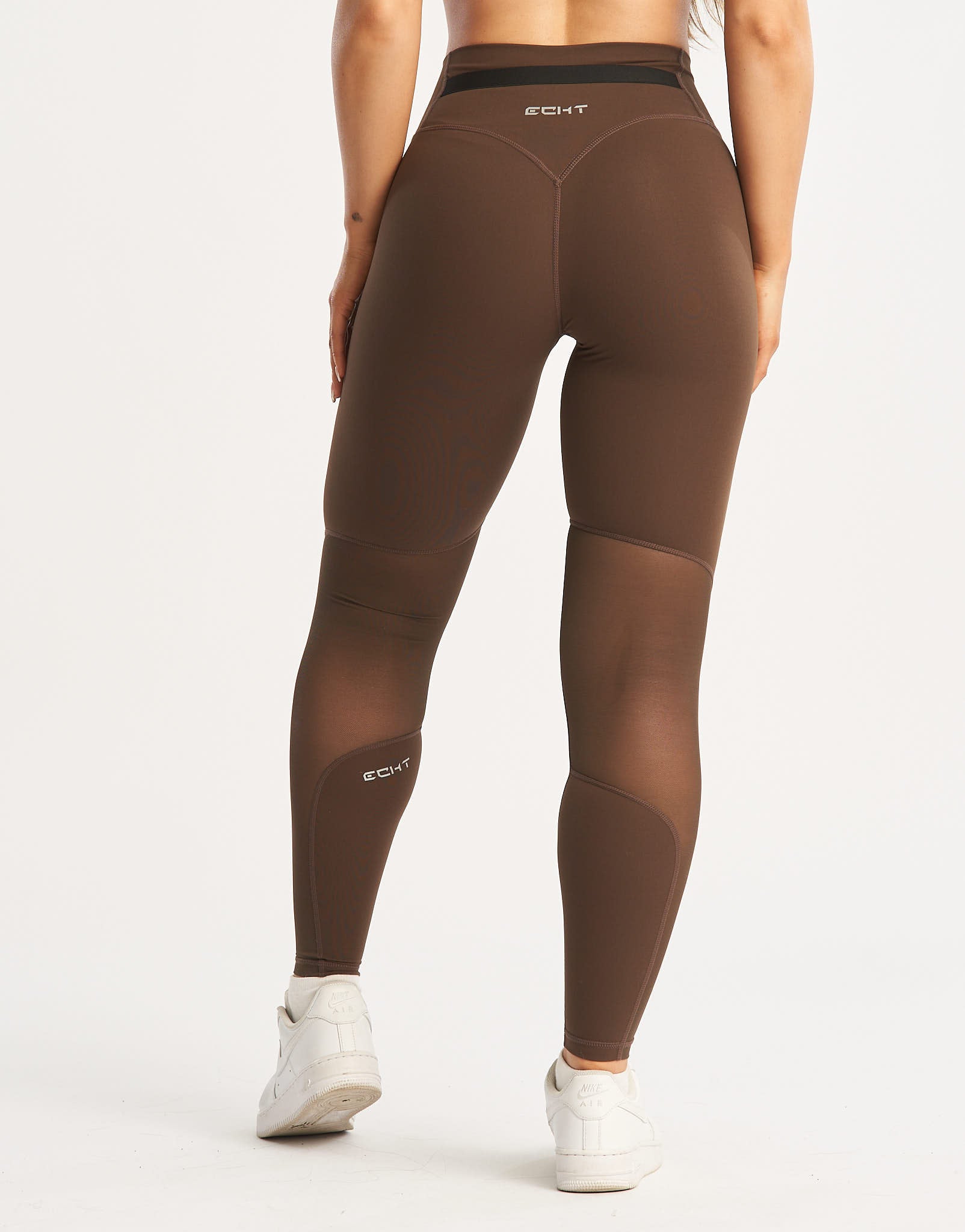 Crossover Leggings - Fudge Brown