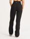 Flare Ribbed Leggings - Black