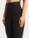 Flare Ribbed Leggings - Black