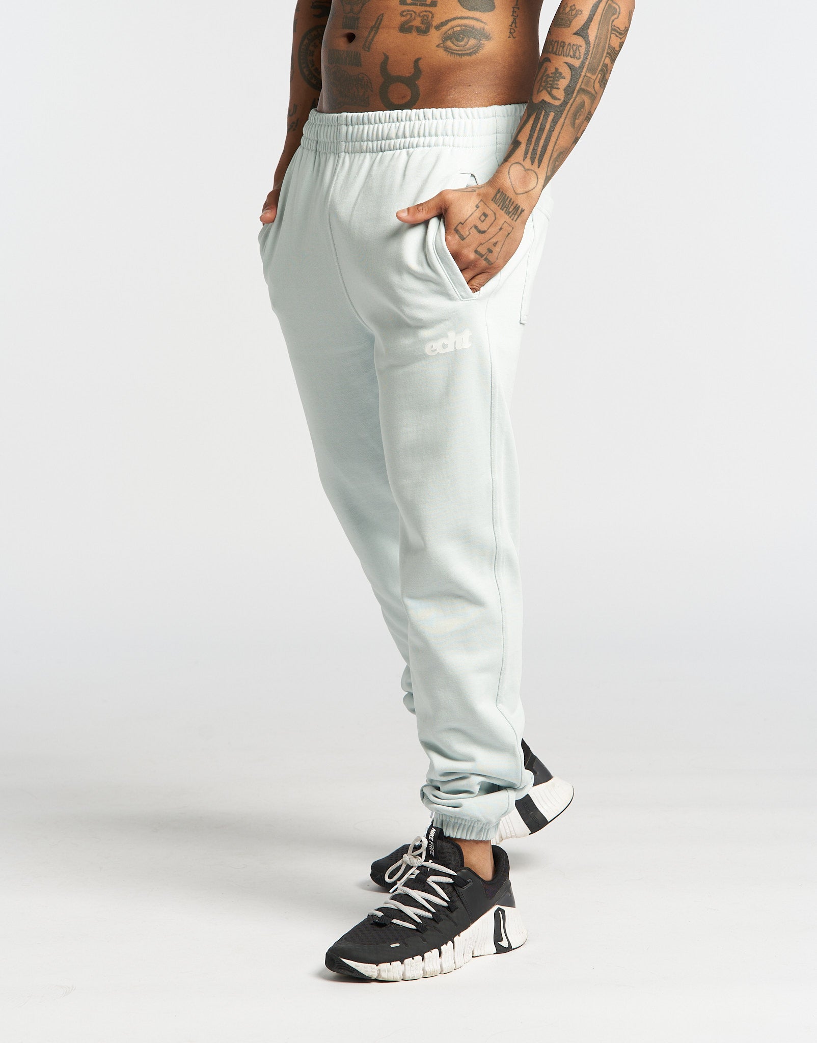 Blur Sweatpant Joggers - Light Blue