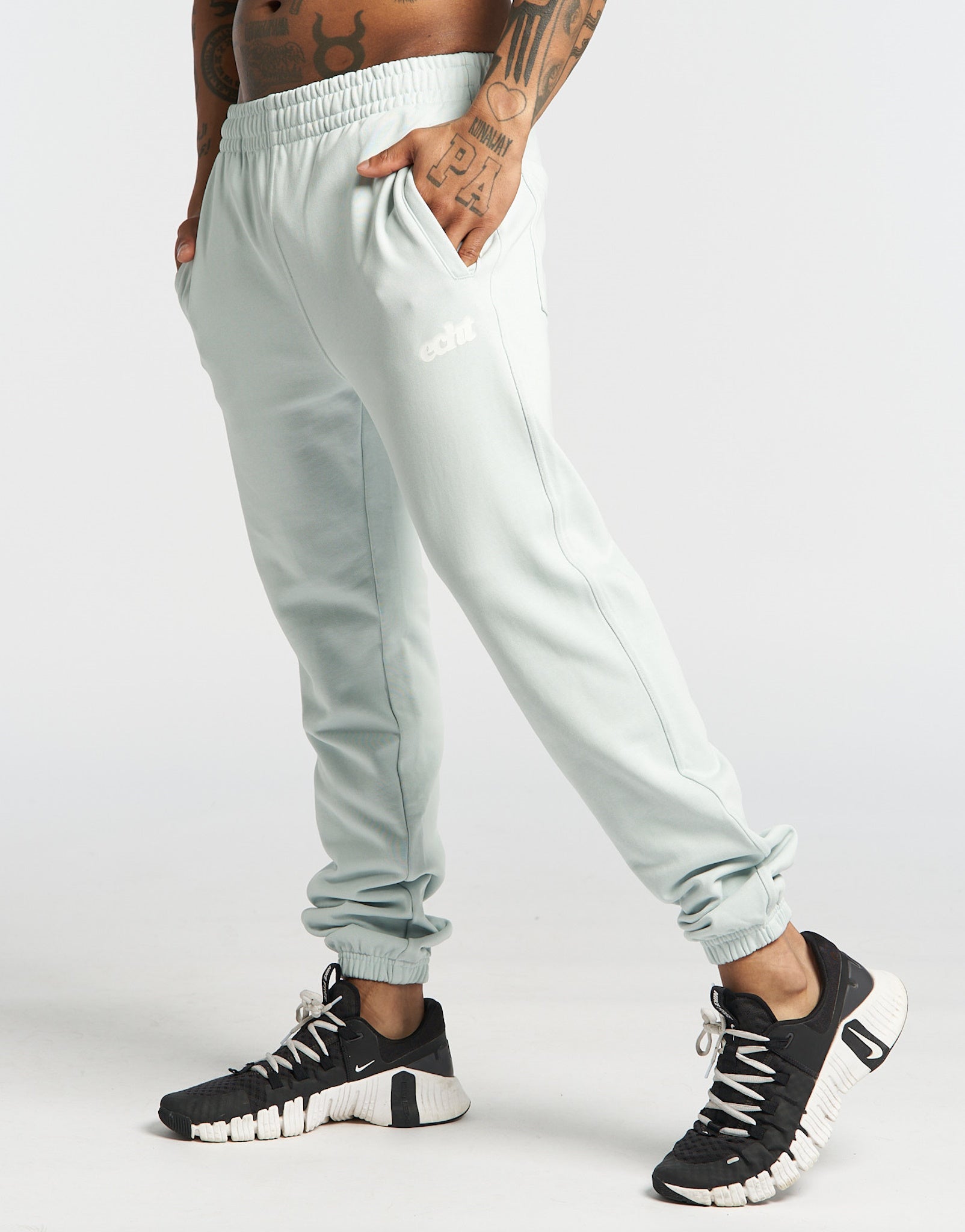 Blur Sweatpant Joggers - Light Blue