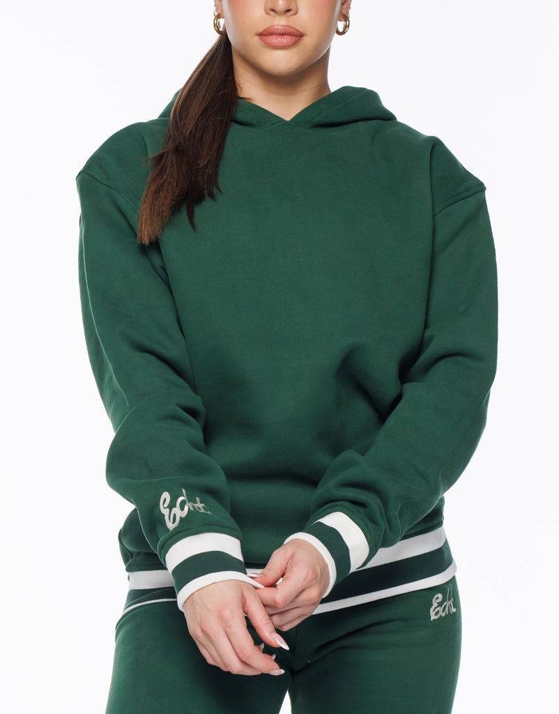 Script Hoodie - Green