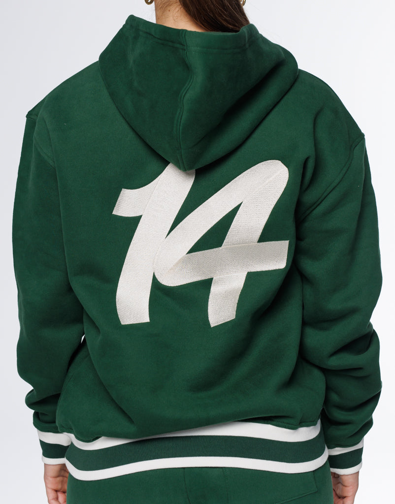 Script Hoodie - Green