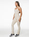 Core Unitard Flare - Oatmeal