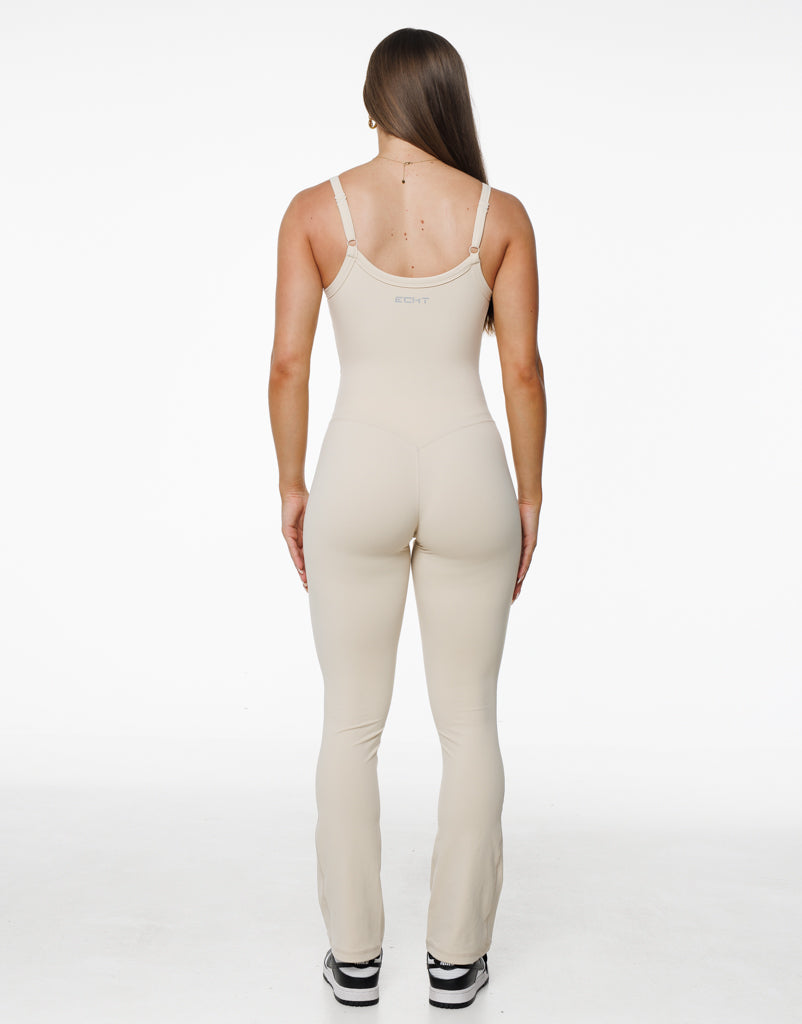 Core Unitard Flare - Oatmeal