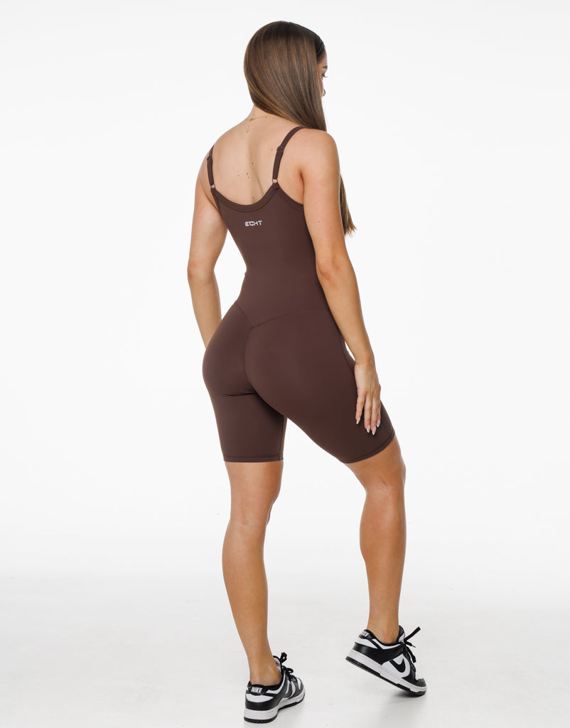 Core Unitard - Fudge Brown