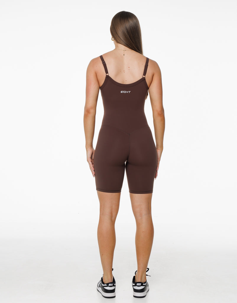 Core Unitard - Fudge Brown