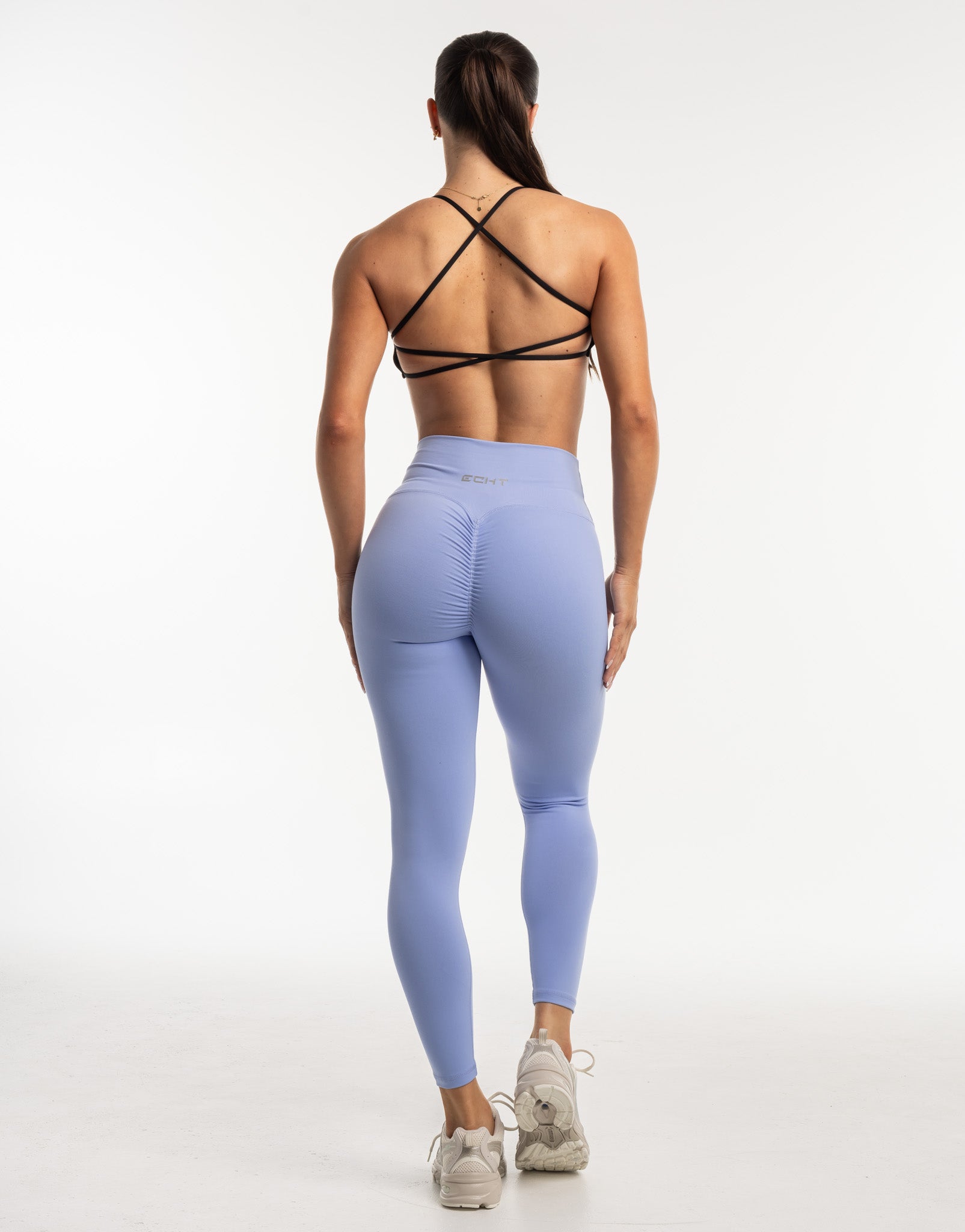 Echt Force Scrunch Leggings - Hydrangea Blue